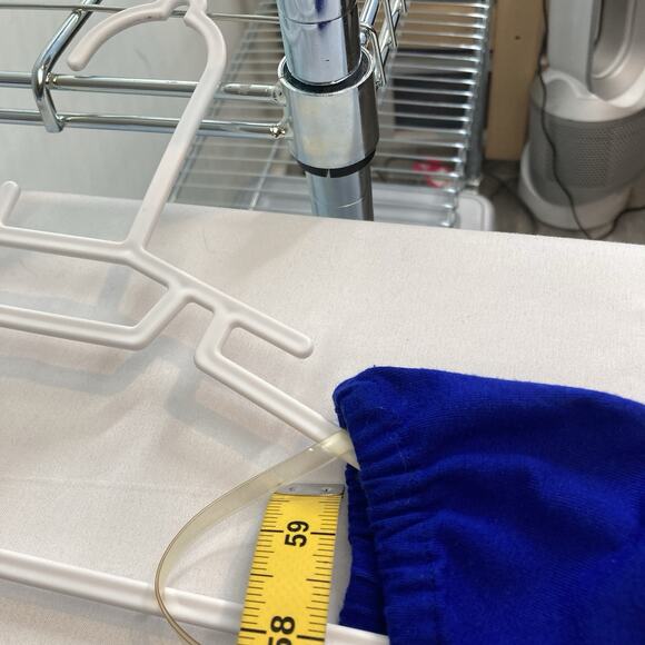 Chico's Women's Royal Blue Maxi Dress Size 2 Large Slinky Knit Travel Packable0 - Picture 3 of 11